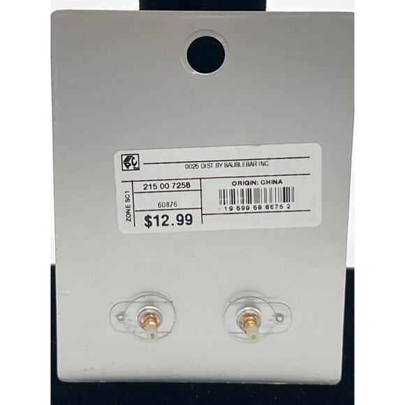 Sugarfix By Baublebar Globetrotter Nickel-Free Earth Map Stud Earrings - Picture 3 of 6